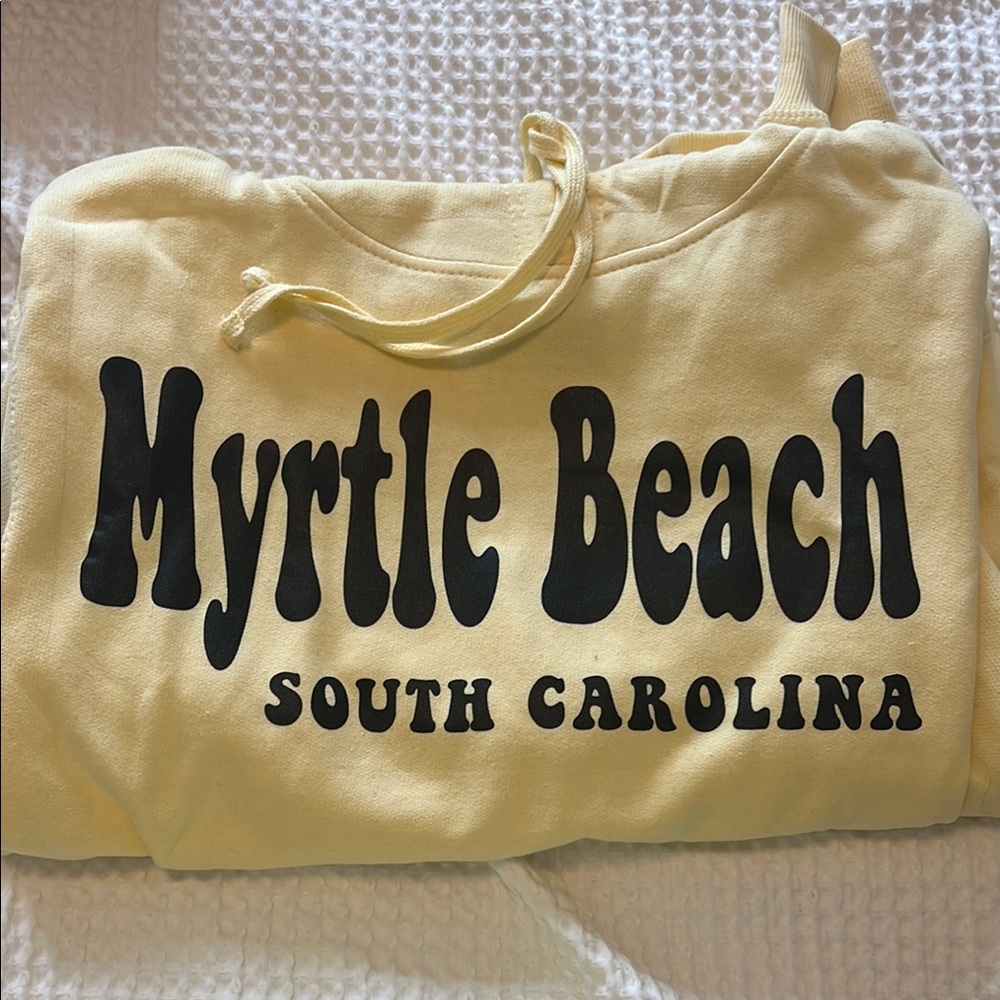Myrtle Beach Yellow Hoodie